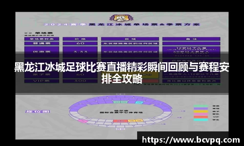 黑龙江冰城足球比赛直播精彩瞬间回顾与赛程安排全攻略
